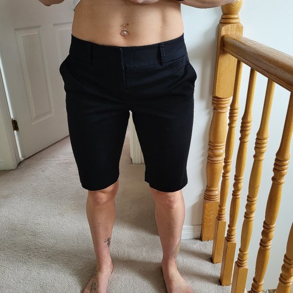 Women's black shorts - Picture 1 of 7